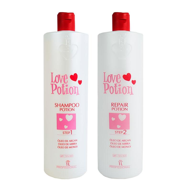 Набір кератину Love Potion Repair Óleo De Argan, 2х500 г (розлив)