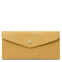 Жіноча шкіряна сумка-конверт Tuscany Leather TL142322 (Pastel yellow)