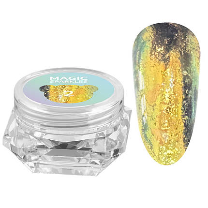 Сухі блискітки для нігтів You Are Cute Magic Sparkles No02, 0.2 г, фото 1