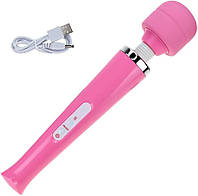 Вибромассажер микрофон женский для эрогенных зон интимной стимуляции клитора сосков шеи розовый