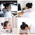 Масажна подушка для шиї TS-5508 / Подушка масажер для шиї / Роликовий масажер для шиї, фото 6