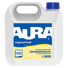 Грунтовка глибокопроникна універсальна AURA Unigrund Kraft, 5л