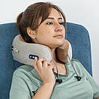 Масажна подушка для шиї TS-5508 / Подушка масажер для шиї / Роликовий масажер для шиї, фото 2