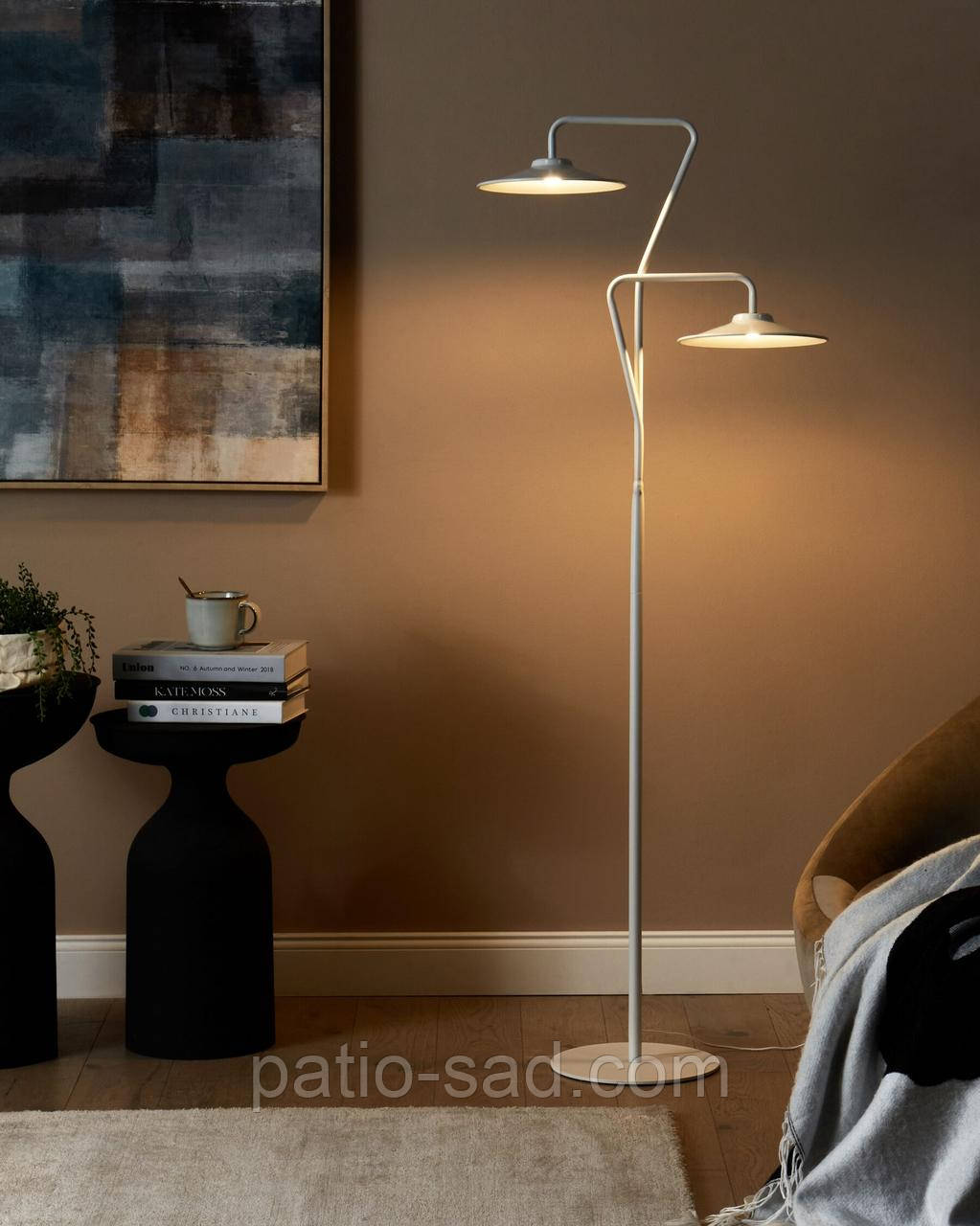 Торшер GALETTI Метал колір  Білий, фото 1