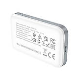 Роутер Wi-Fi портативний, модем Hoco HI41 4G, білий, фото 4