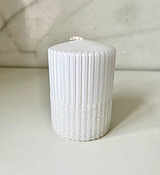 Свічка 10 х 7 cм циліндр біла Rylen Adpal