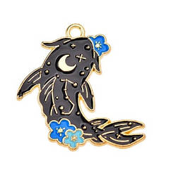 Пін Риба Інь (чорна)