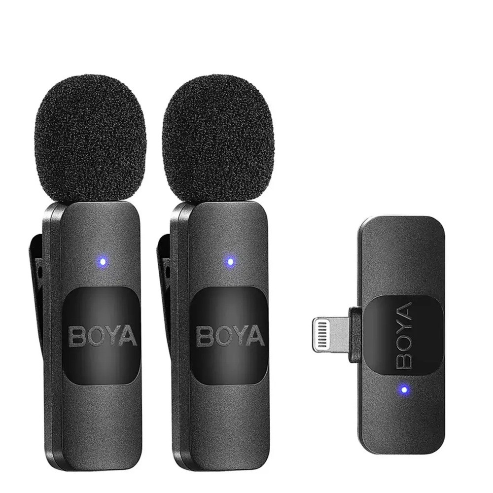 Бездротовий петличний мікрофон BOYA BY-V2 з роз'ємом iOS