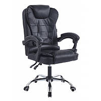 Крісло офісне на колесах Boro BN-6070 чорне
