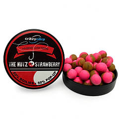 Бойли вафтерс Crazy Carp The Nutz & Strawberry Hybrid Wafters 10mm