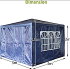 Садовий павільйон альтанка 3x3 м gazebo blue, фото 2
