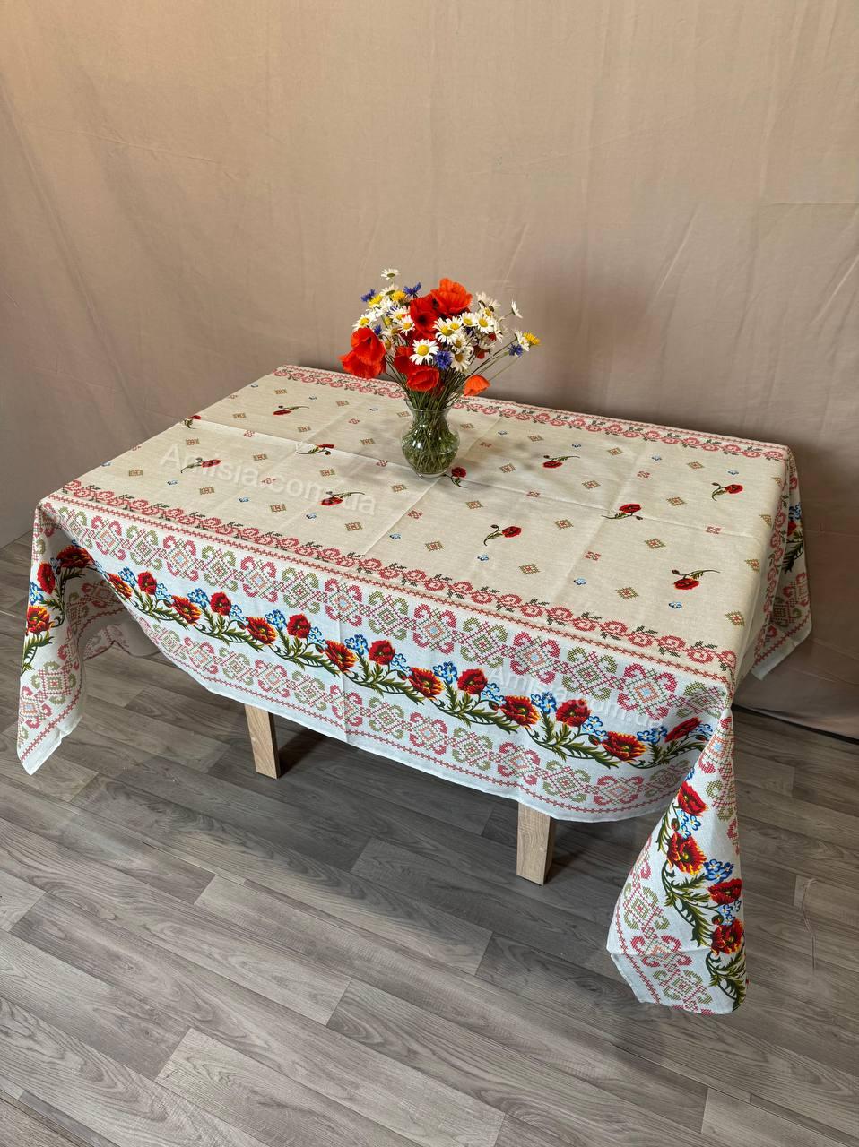 Скатертина з бавовни 110х150см