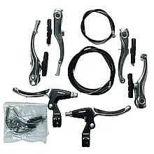 Гальмівний набор комплект V-brake Alhonga  HJ-805AD + ручки + трос + сорочка