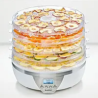 Сушарка для овочів і фруктів Silver Crest SDA 350 A2 Дегідратор для овочів 350 Вт Сушарки для ягід і фруктів 40-70 °C