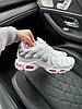Жіночі кросівки Nike Air Max Tn White Pink Grey Найк Аїр Макс ТН Плюс білі з рожевим сітка, фото 11