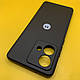 Чохол для Motorola Edge 40 Neo протиударний, мікрофібра Soft Touch, Silicone Case Full чорний - фото 3 - id-p2634463440
