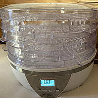 Дегідратор для фруктів і овочів 350 Вт Сушильний апарат для фруктів і овочів 70°С Сушарка для грибів (Дегідратори)