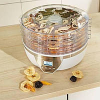 Сушарка для овочів і фруктів якісна 70°С Дегідратори сушарки для фруктів 350 Вт Електросушарки для фруктів