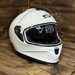 Шолом з окулярами TZ 333, білий глянсовий, S