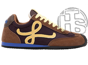 Жіночі кросівки Лоїве Loewe Ballet Runner Brown Yellow ALL21022