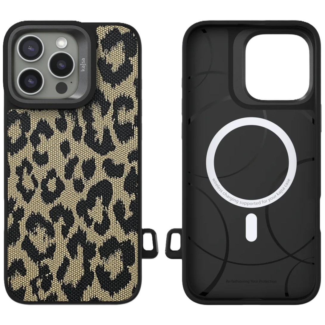 Леопардовий чохол Kajsa Glamorous для iPhone 16 Pro Max