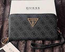 Брендовий гаманець Guess (7596) сірий