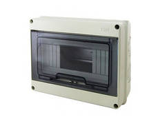 Щит 12-ват IP65 зовнішній PRIMA GISELT, навісний G-P112 модульний, накладний пиловологозахист бокс герметичний