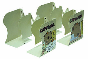 Підставка-тримач для книг металева ООПТ на 3 відділення, розсувна Капібара