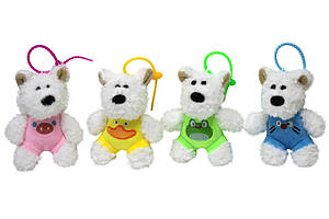 Брелок-іграшка Песик 14см з силіконовою ручкою ООПТ (20)