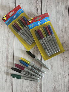 🎨 Яскраві маркери для дитячої творчості — набір із 6 кольорів!