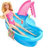 Ігровий набір із лялькою Barbie Басейном і гіркою, фото 3