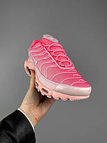 Жіночі кросівки Nike Air Max TN Plus Pink Взуття Найк Аір Макс ТН білі з рожевим текстиль демісезон, фото 6