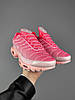 Жіночі кросівки Nike Air Max TN Plus Pink Взуття Найк Аір Макс ТН білі з рожевим текстиль демісезон, фото 9