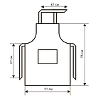Фартух з написом "На моїй кухні було чисто вчора...", 75 х 51 см, фото 2