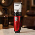 Машинка акумуляторна для стрижки 4 насадки, JC-0817 / Бездротова машинка для волосся / Тример для волосся, фото 2