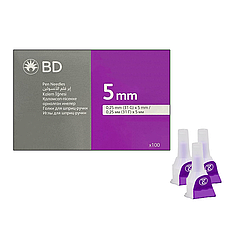 Голки для інсулінових шприців BD Micro-Fine Thin 5 мм (31G x 0,25 мм)/300 штук