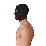 BRUTUS Neoprene Face Fucker Hood Black / Red, фото 3