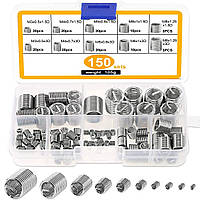 Різьбові Гужони Вкрутиші M3 M4 M5 M6 M8 Набір 150 шт Для Ремонту Різьблення SPEC (SP-170150)