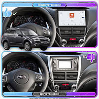 Штатна магнітола 9" Lesko для Subaru Forester III Рестайлінг 2011-2013 4/64 QLED CarPlay GPS 360 Prime 6шт, фото 2