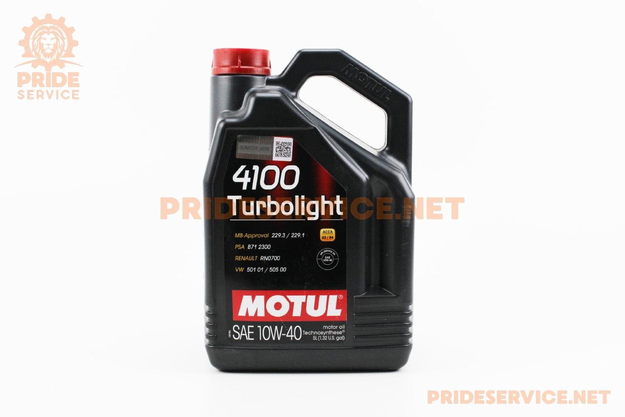 Олива 4T 10W-40 - напівсинтетична універсальна "4100 Turbolight", 5L, МОТОХІМІЯ, SV-304329