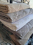 Плед покривало натуральне з льону, двоспальне покривало на ліжко 200х230см., фото 4