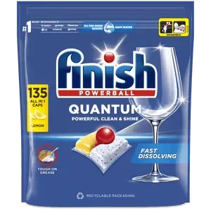 Таблетки для посудомийних машин Finish Quantum All in One Lemon 135шт