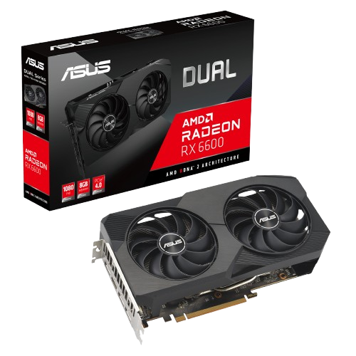Відеокарта AMD Radeon RX 6600 8GB Asus Dual (DUAL-RX6600-8G) Б/В