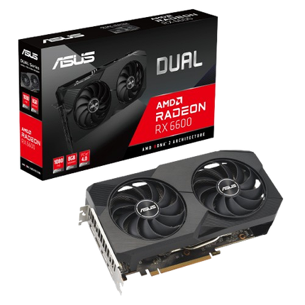 Відеокарта AMD Radeon RX 6600 8GB Asus Dual (DUAL-RX6600-8G) Б/В, фото 1