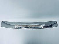 Накладка на задній бампер для Toyota RAV-4 2006-2013 з загибом ( БЕЗ ЗАПАСКИ ) нерж (TAN24)