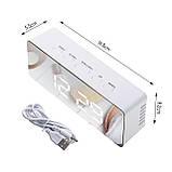 Будильник Adler AD 1189 white з термометром, фото 6