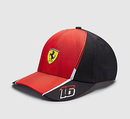 Чорно-червона Кепка Феррарі Puma Scuderia Ferrari Charles Leclerc бейсболка