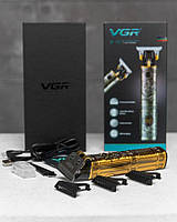 Тример VGR V-097 GOLD, 4 насадки, LED display ВТ0577