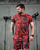 Літній комплект Stone Island x new balance red ЛН2680