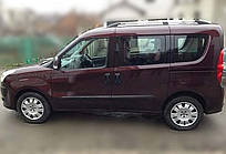 Рейлінги Fiat Doblo 2010-2022/Opel Combo 2010-2022 [КБ] Хром STF (Турція) 1 кріплення